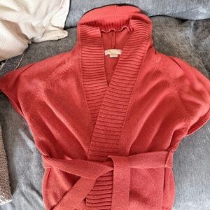 Michael Kors chunky knit short sleeve sweater